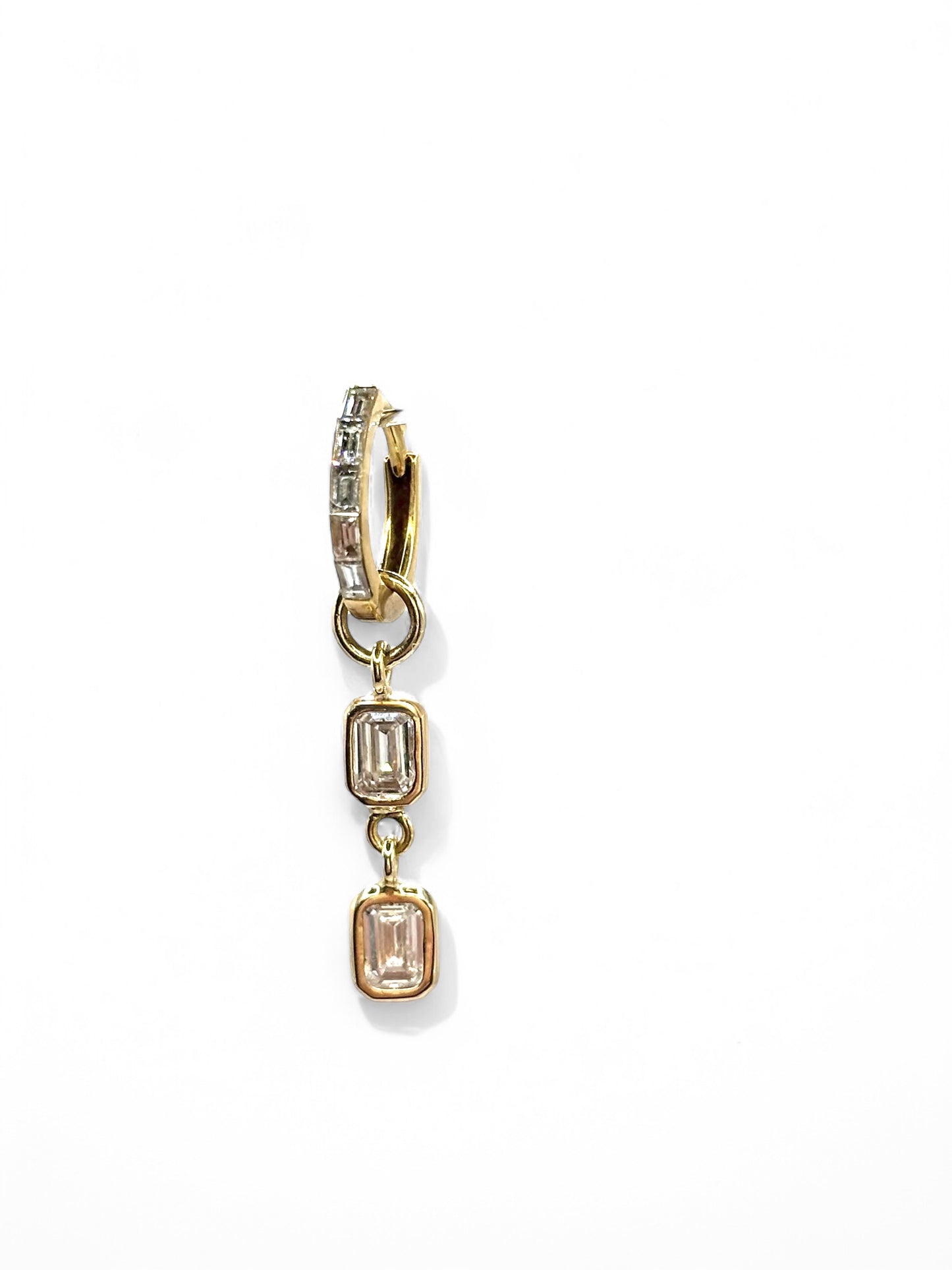 Diamond Brick Charm Double