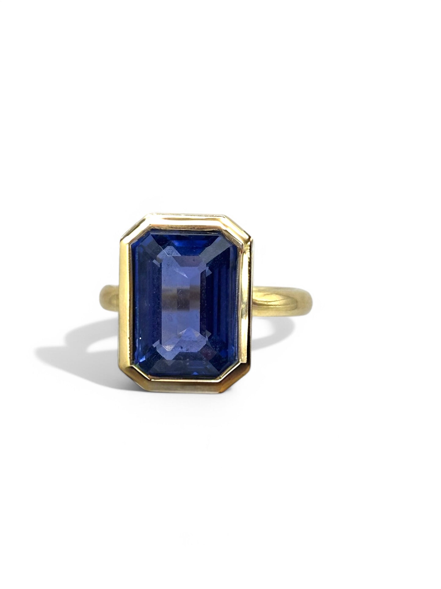 Sapphire Brick Ring