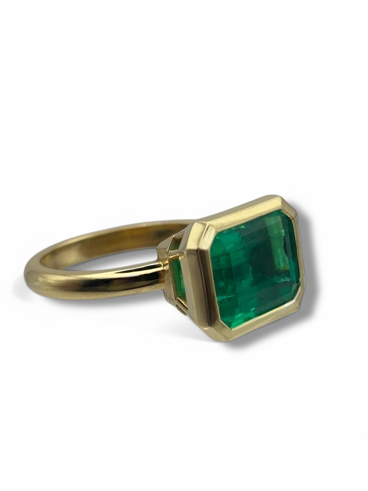 Emerald Brick Ring