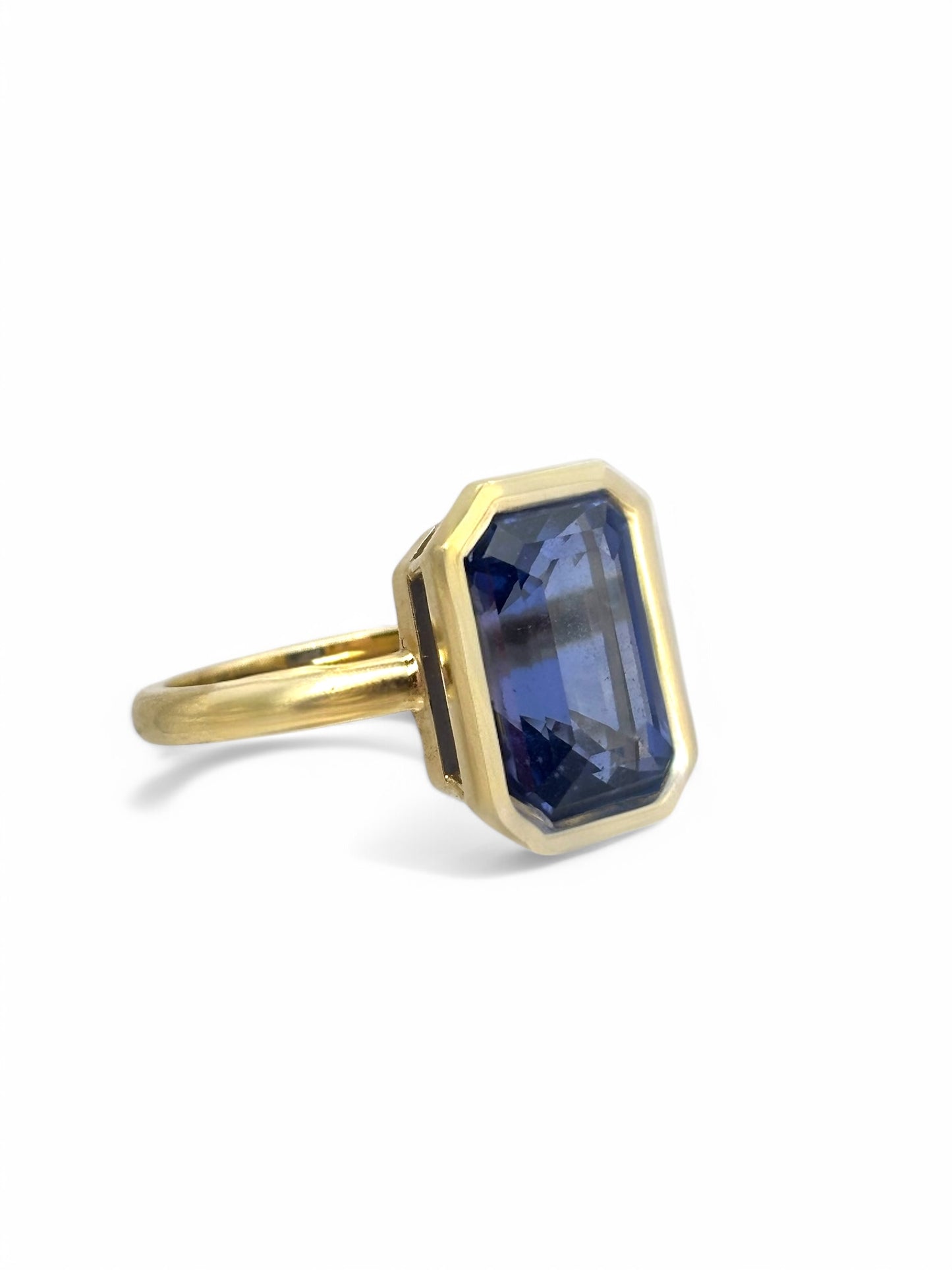 Sapphire Brick Ring
