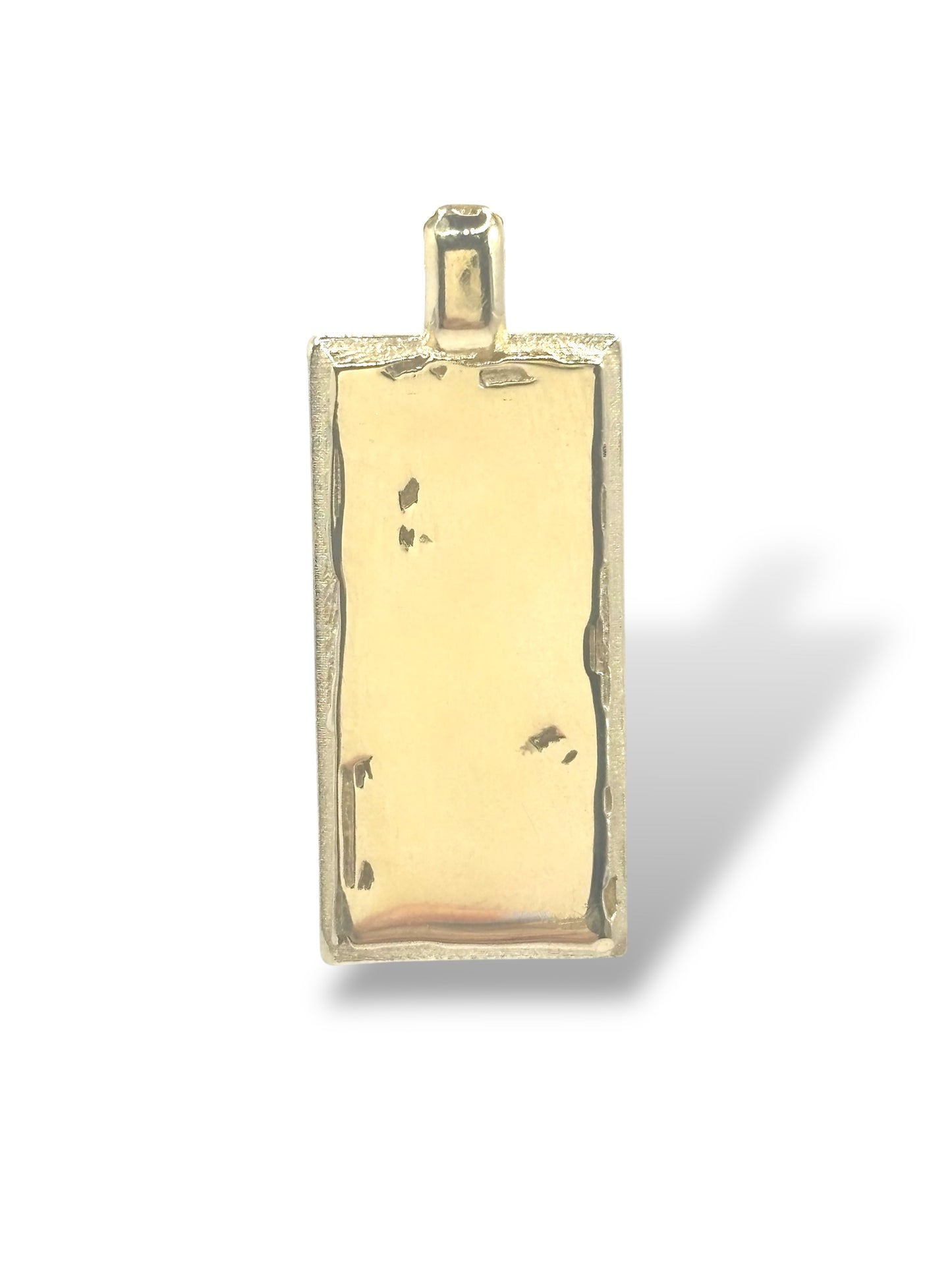 Brick Pendant Large Single Diamond