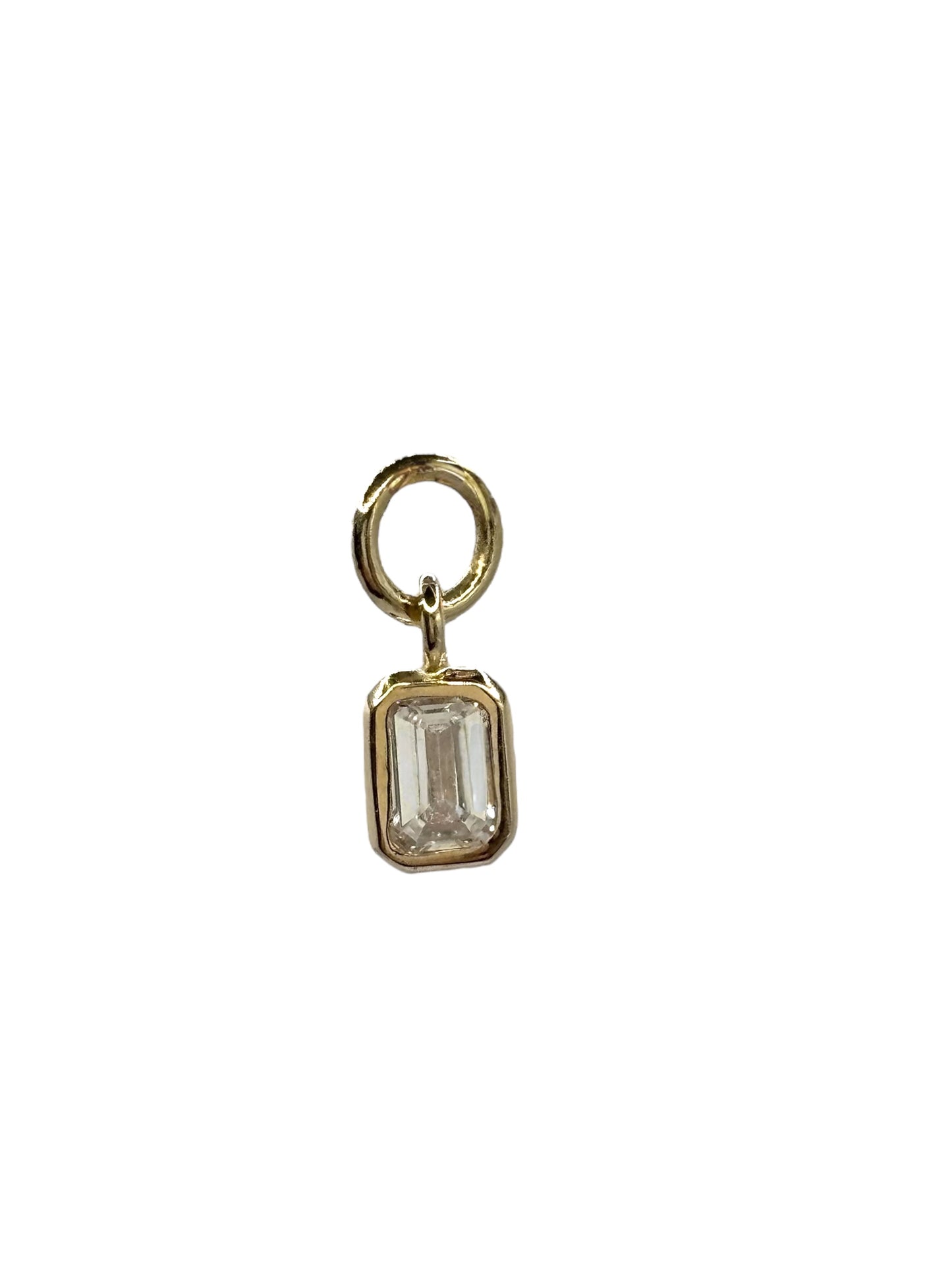 Diamond Brick Charm Single
