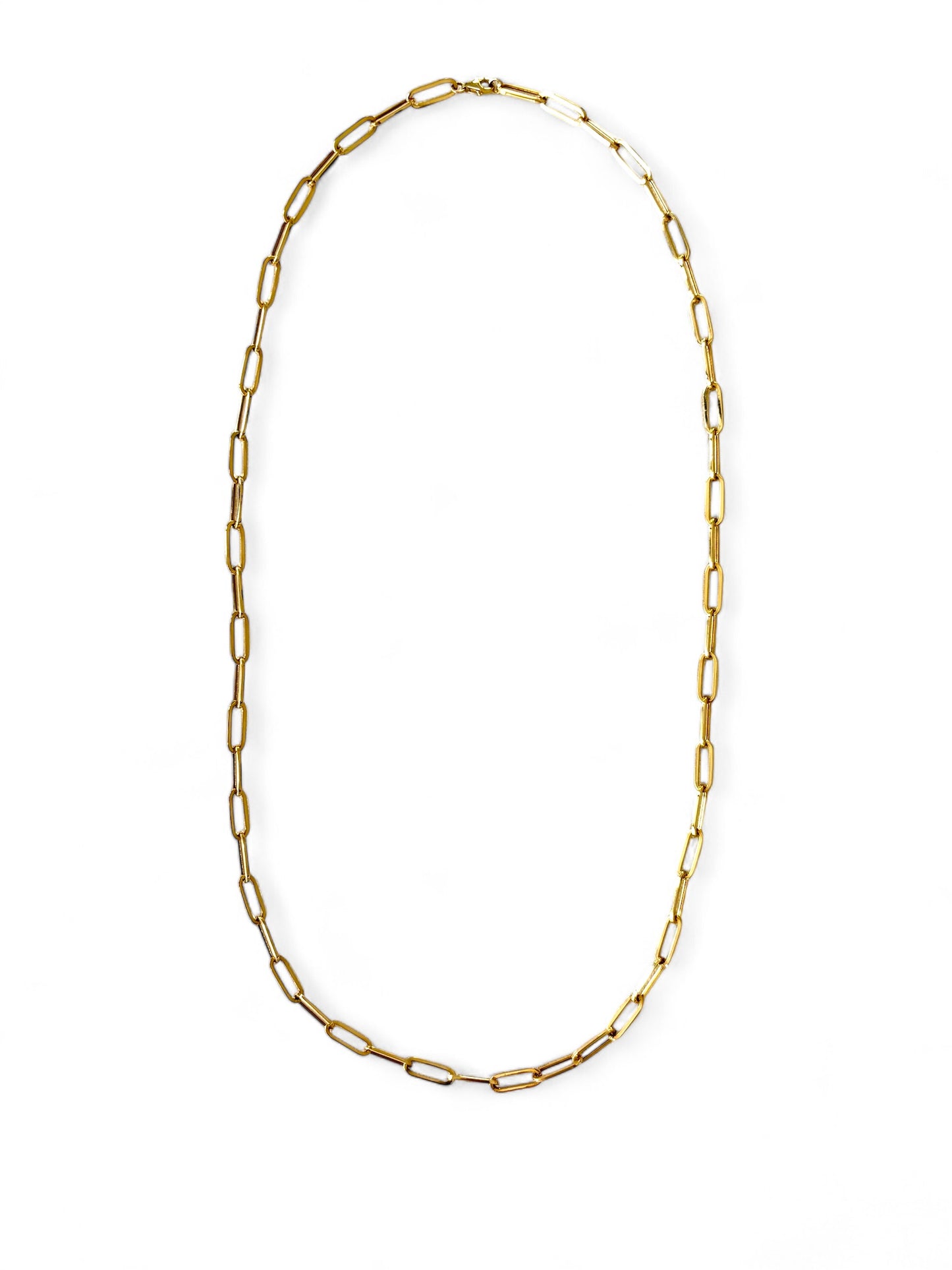 Classic oval link chain medium